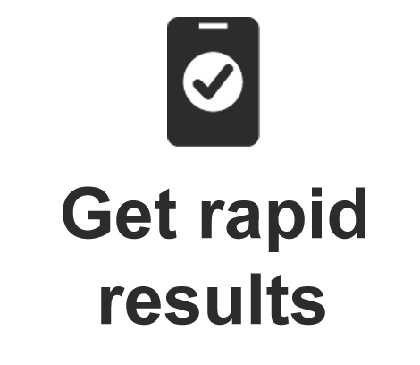 Rapid Results Icon for GS Labs COVID Testing